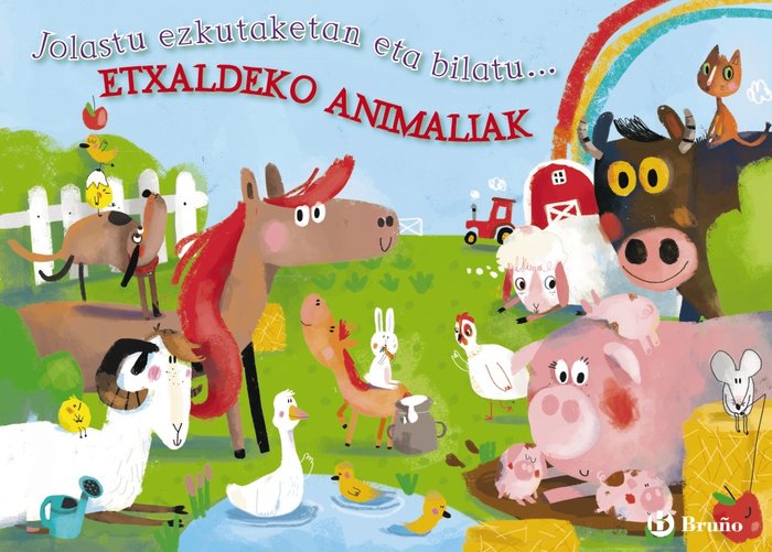 JOLASTU EZKUTAKETAN ETA BILATU... ETXALDEKO ANIMALIAK, de POITIER, ANTON | portada del libro