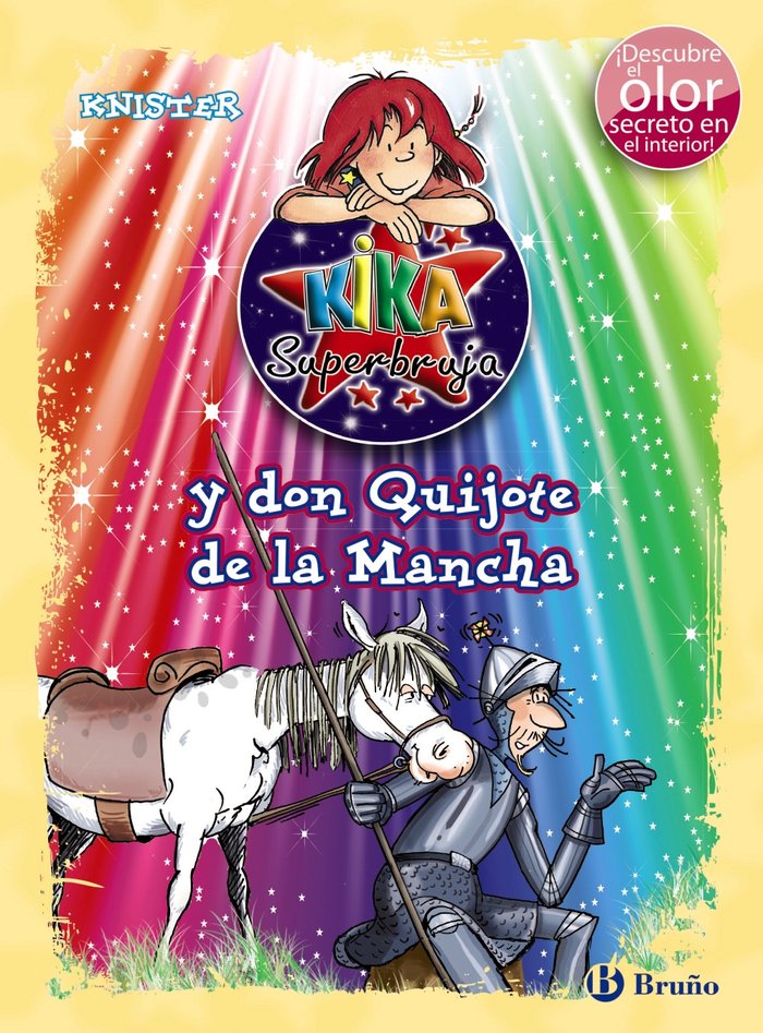 Kika Superbruja y don Quijote de la Mancha (ed. COLOR), de KNISTER | portada del libro