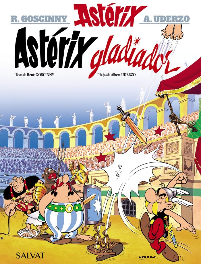 Astérix gladiador, de Goscinny, René | portada del libro