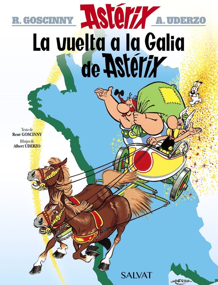 La vuelta a la Galia de Astérix, de Goscinny, René | portada del libro
