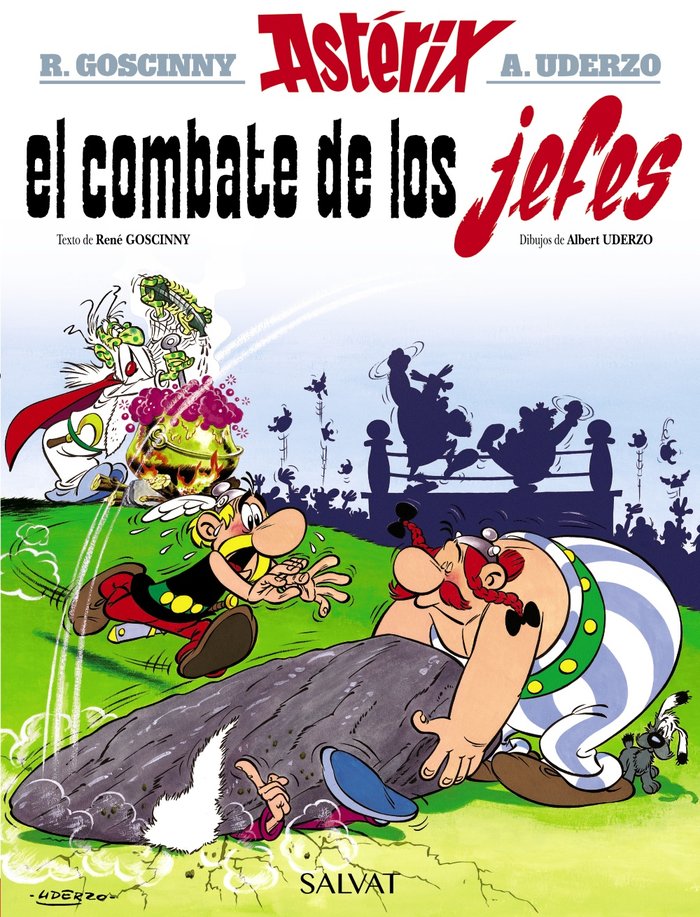 El combate de los jefes, de Goscinny, René | portada del libro