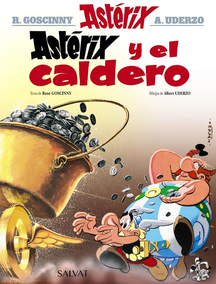 Astérix y el caldero, de Goscinny, René | portada del libro