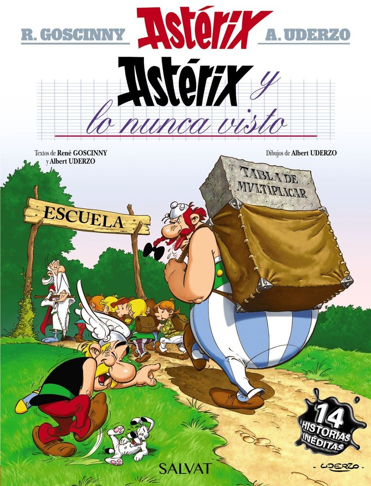 Astérix y lo nunca visto, de Goscinny, René | portada del libro