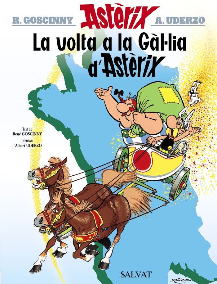La volta a la Gàl·lia d'Astèrix, de Goscinny, René | portada del libro
