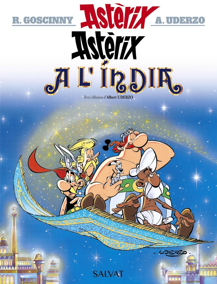 Astèrix a l'Índia, de Uderzo, Albert | portada del libro
