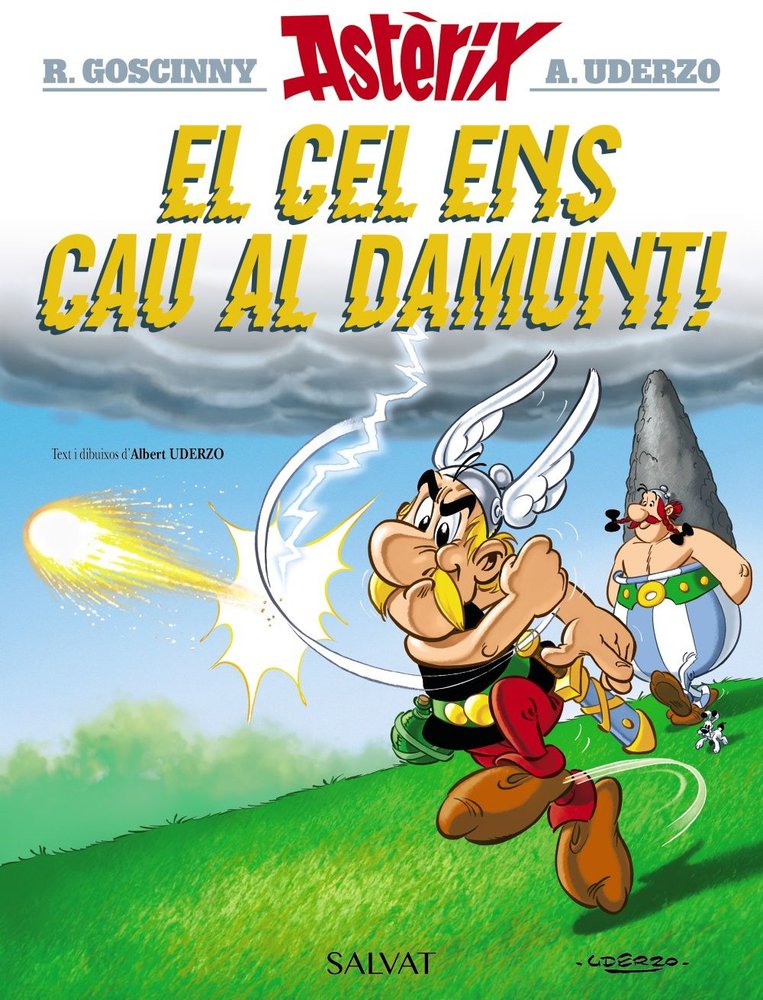 EL CEL ENS CAU AL DAMUNT!, de UDERZO, ALBERT | portada del libro