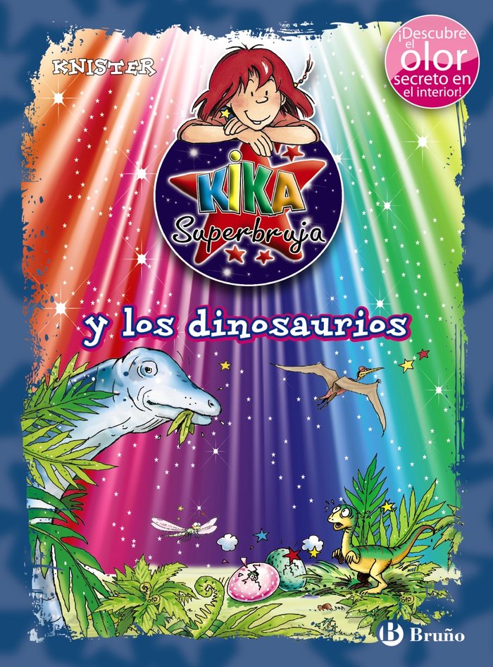 Kika Superbruja y los dinosaurios (ed. COLOR), de KNISTER | portada del libro