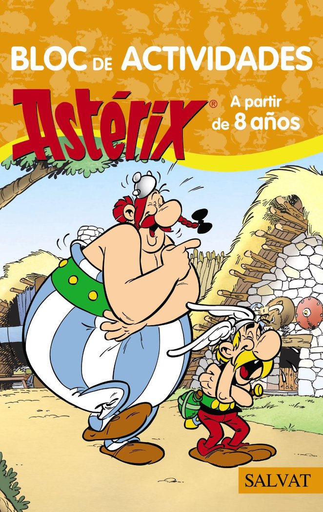 Bloc de actividades Astérix. A partir de 8 años, de Goscinny, René | portada del libro