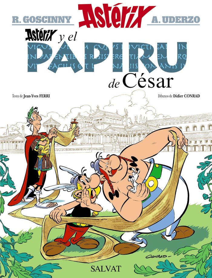ASTERIX Y EL PAPIRU DE CESAR, de GOSCINNY, RENE | portada del libro