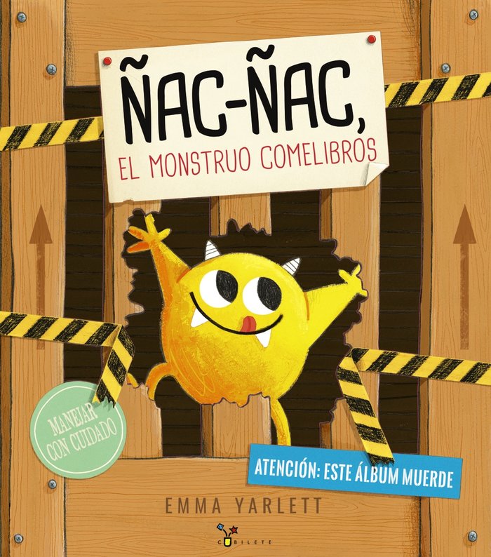 Ñac-ñac, el monstruo comelibros, de Yarlett, Emma | portada del libro