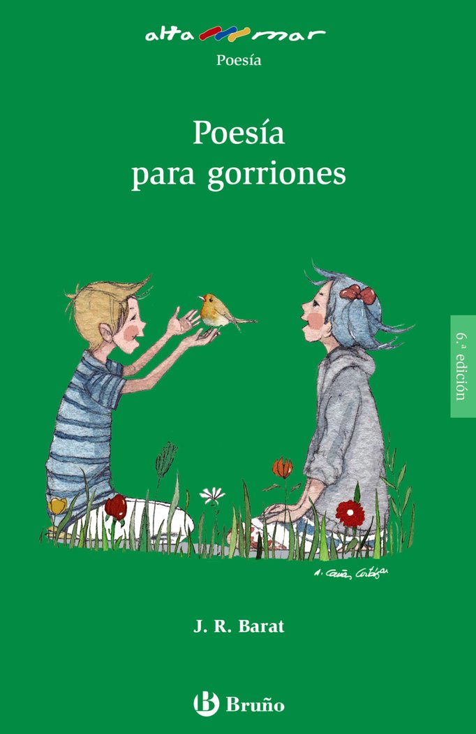 Poesía para gorriones, de Barat, J. R. | portada del libro