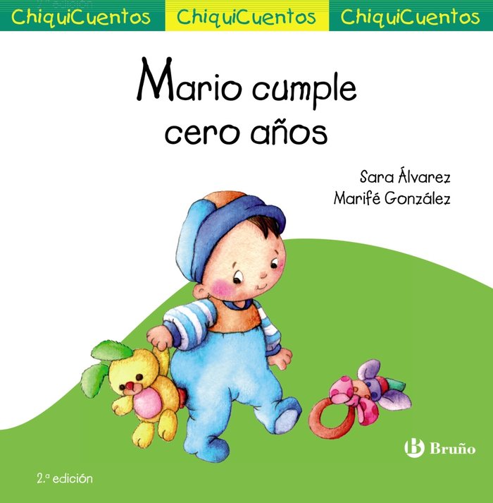 Mario cumple cero años, de Álvarez, Sara | portada del libro