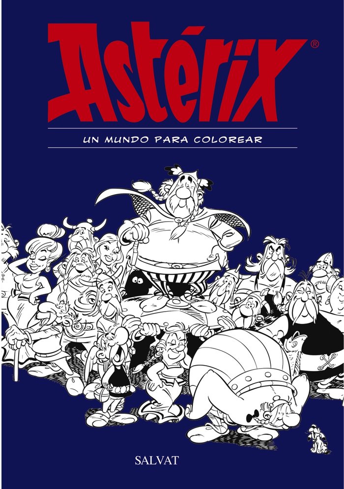 Astérix. Un mundo para colorear, de Goscinny, René | portada del libro