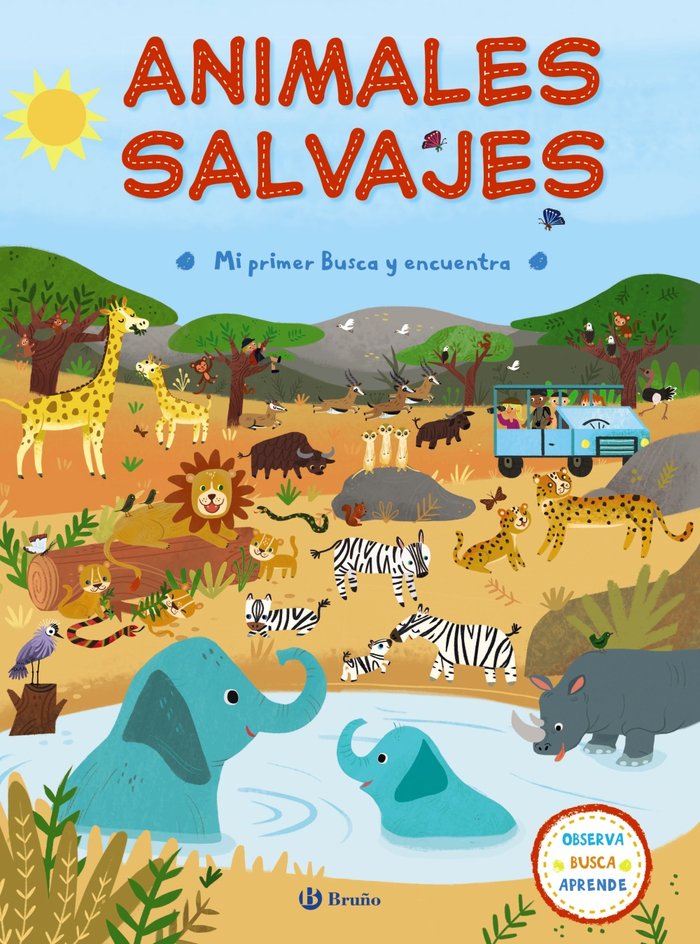 Mi primer Busca y encuentra. Animales salvajes, de Varios Autores | portada del libro
