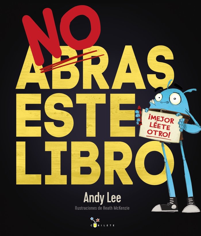 No abras este libro, de Lee, Andy | portada del libro