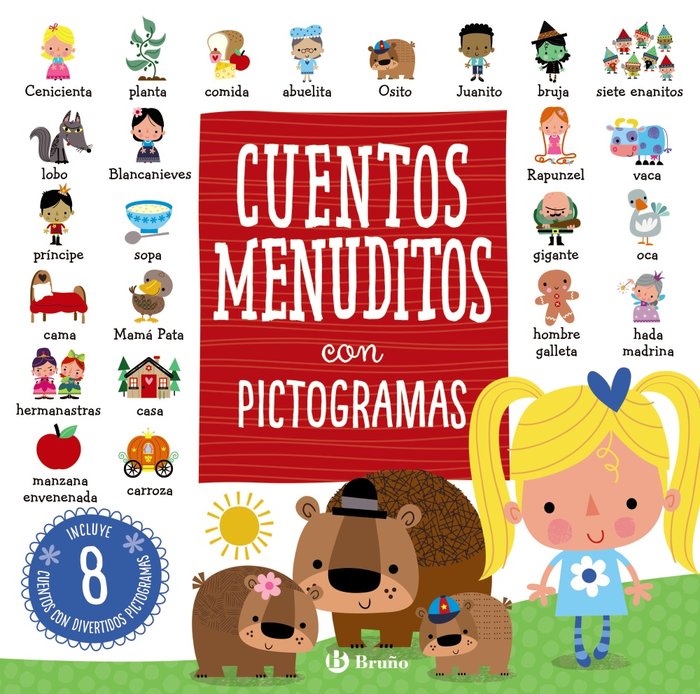 Cuentos menuditos con pictogramas, de Varios Autores | portada del libro