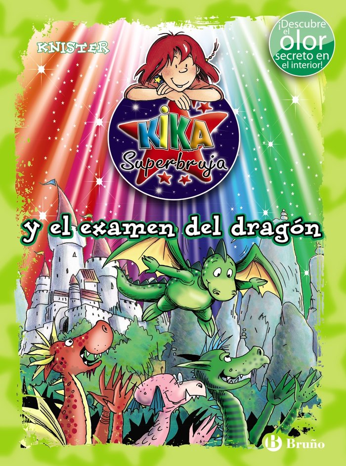 Kika Superbruja y el examen del dragón (ed. COLOR), de KNISTER | portada del libro