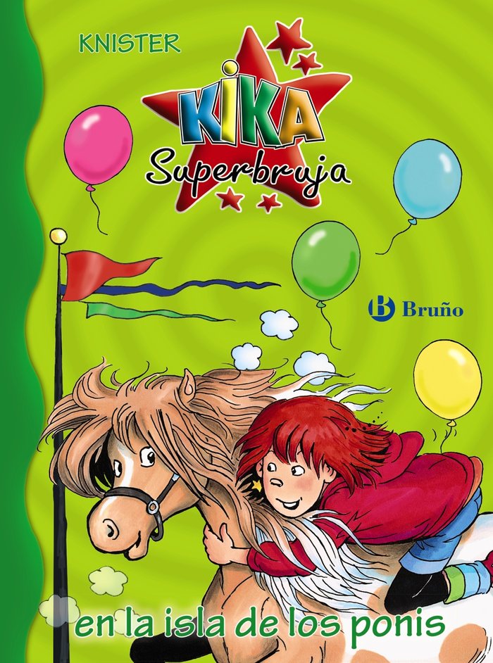 Kika Superbruja en la isla de los ponis, de KNISTER | portada del libro