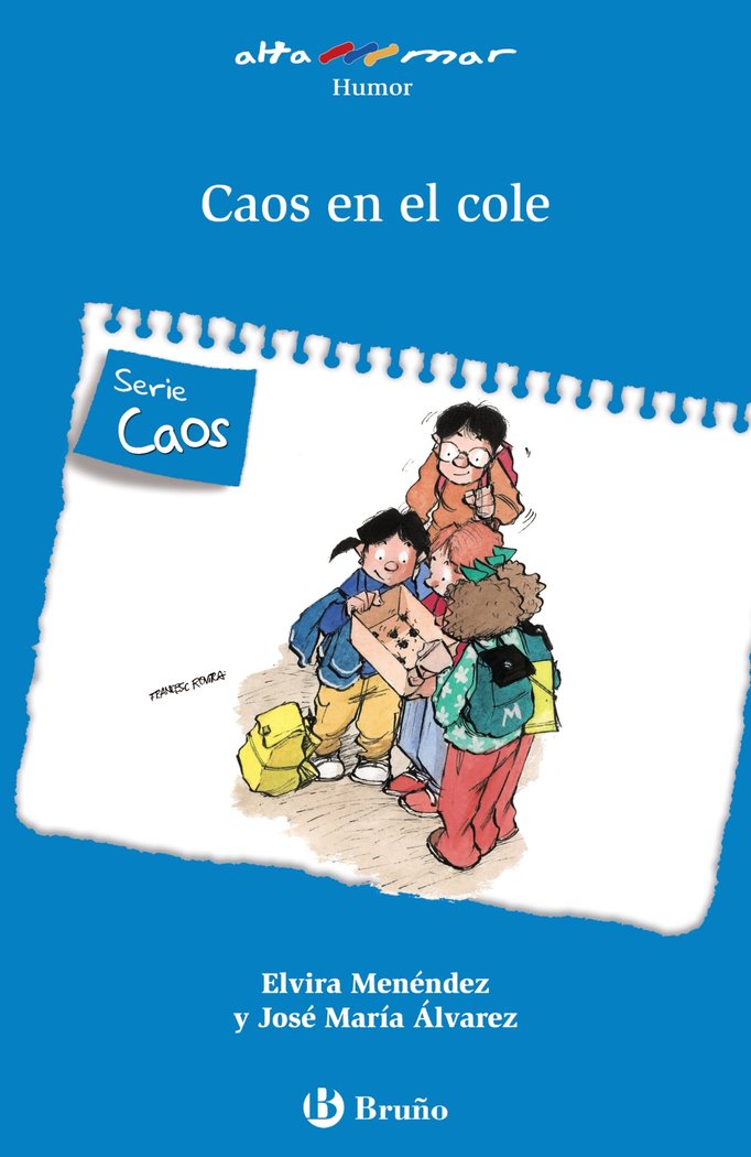 Caos en el cole, de Menéndez, Elvira | portada del libro