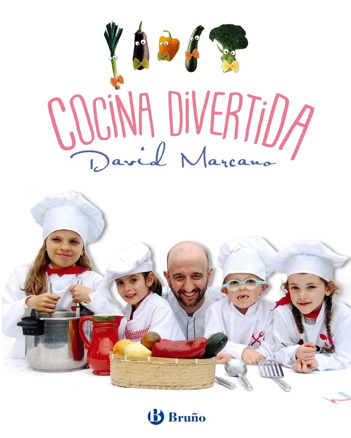 Cocina divertida. Sencillas recetas para pequeños grandes cocineros, de Marcano, David | portada del libro