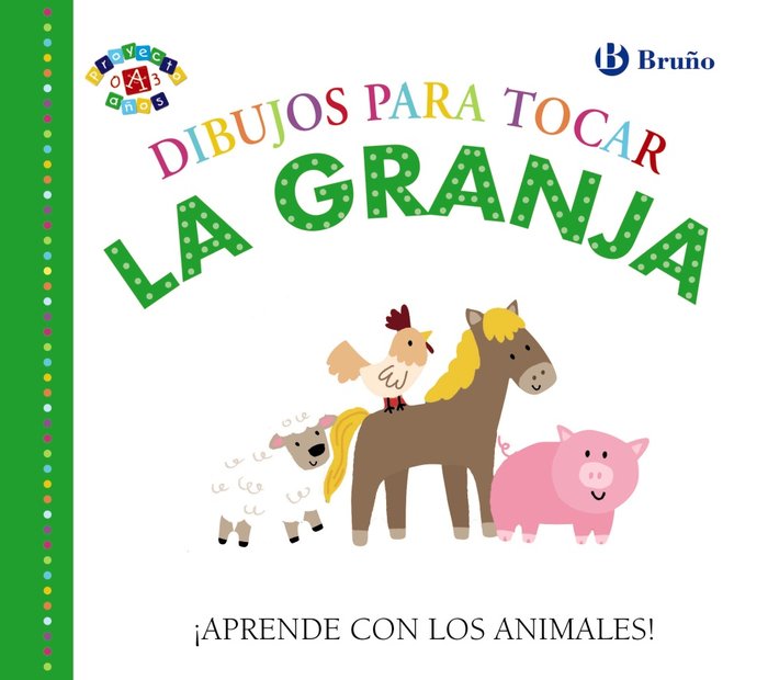 Dibujos para tocar. La granja, de Varios Autores | portada del libro