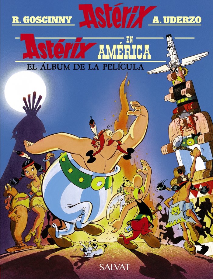 Astérix en América, de Goscinny, René | portada del libro