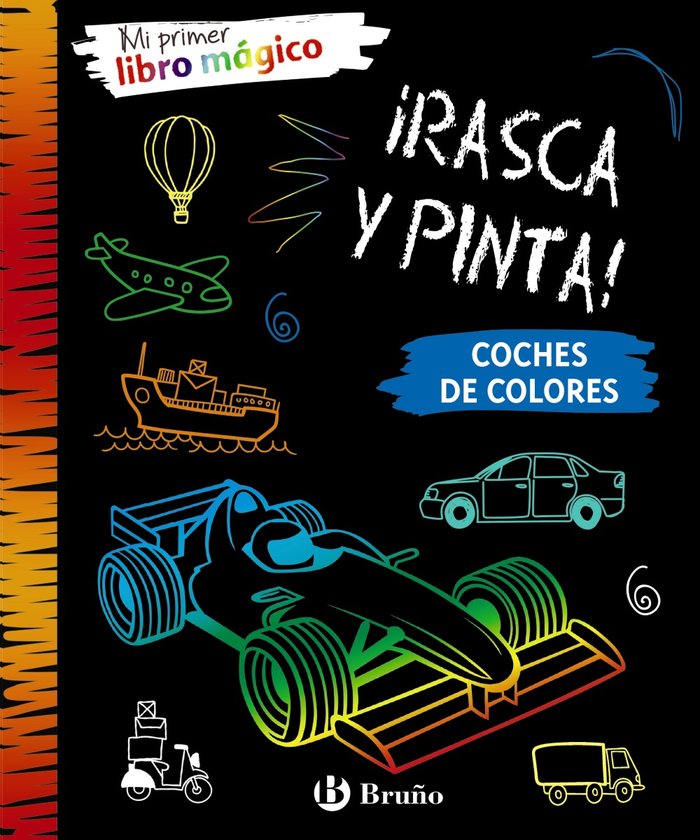 Mi primer libro mágico. Coches de colores, de Varios Autores | portada del libro