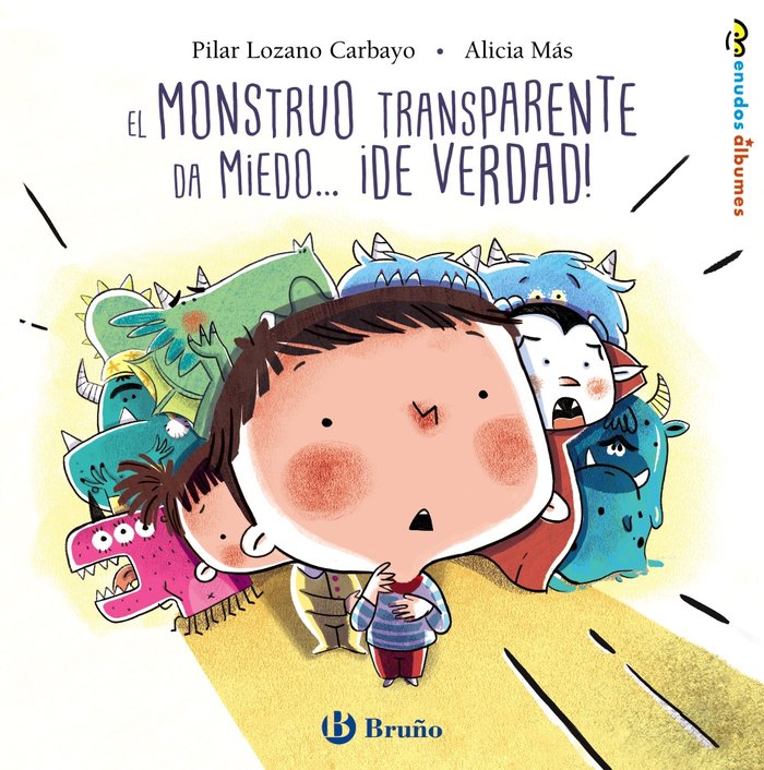 El monstruo transparente da miedo... ¡de verdad!, de Lozano Carbayo, Pilar | portada del libro