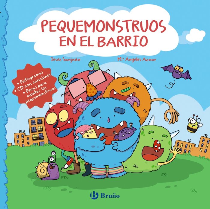 Pequemonstruos en el barrio, de Sanjuán Cantero, Jesús | portada del libro