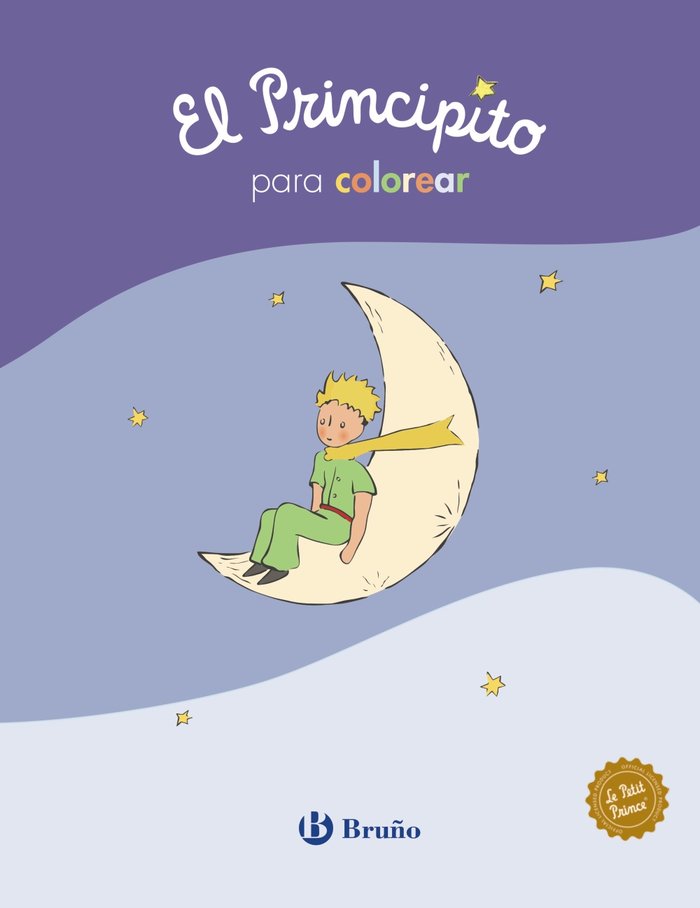 El Principito para colorear, de de Saint-Exupéry, Antoine | portada del libro