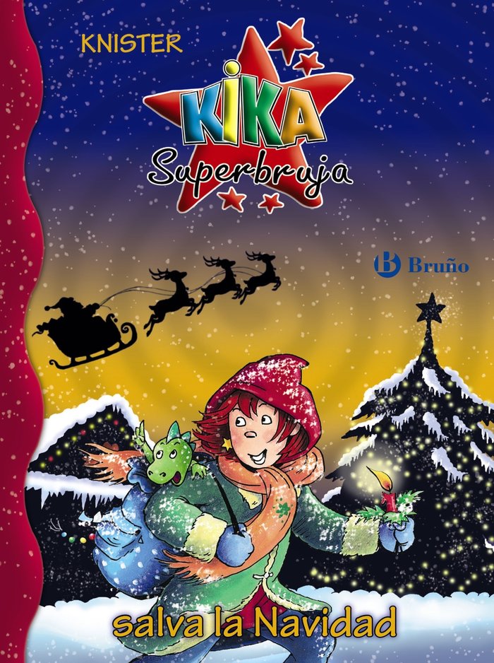 Kika Superbruja salva la Navidad, de KNISTER | portada del libro