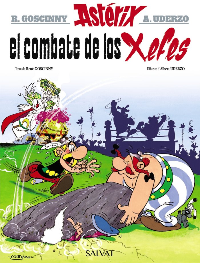 El combate de los xefes, de Goscinny, René | portada del libro