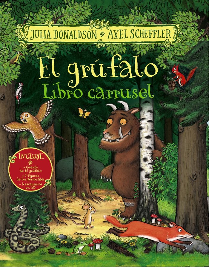 El grúfalo. Libro carrusel, de Donaldson, Julia | portada del libro