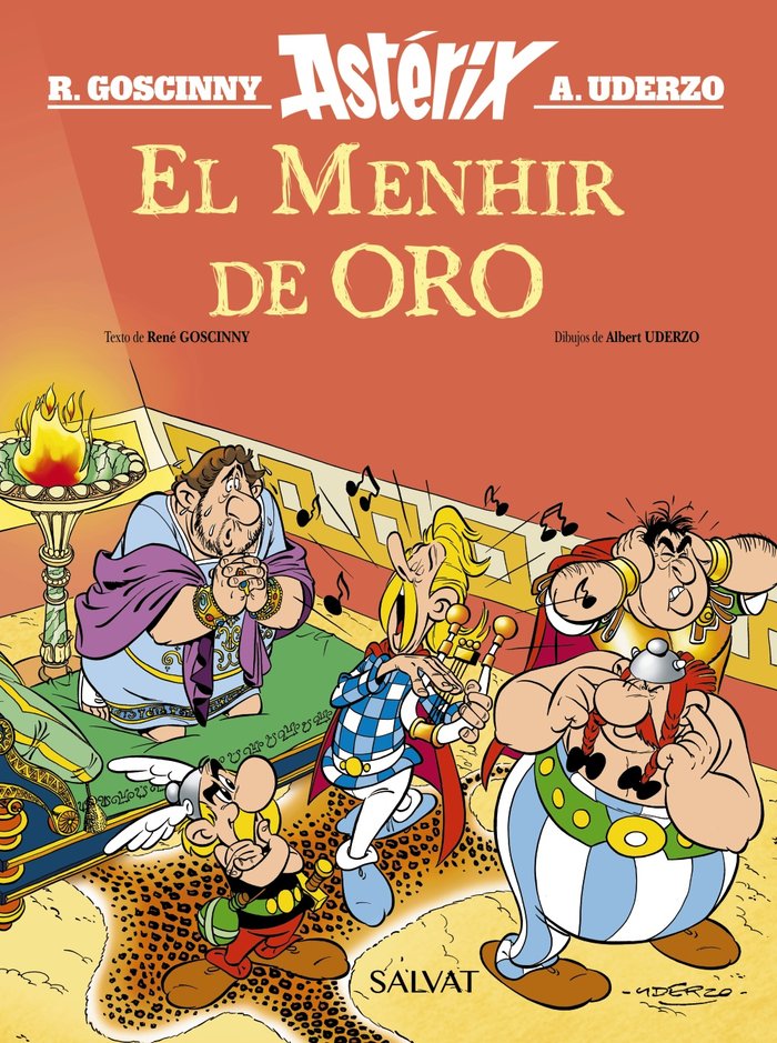 El Menhir de Oro, de Goscinny, René | portada del libro