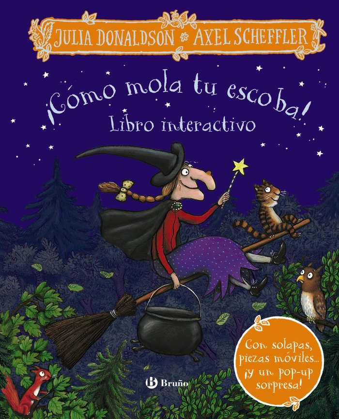 COMO MOLA TU ESCOBA LIBRO INTERACTIVO, de DONALDSON, JULIA | portada del libro