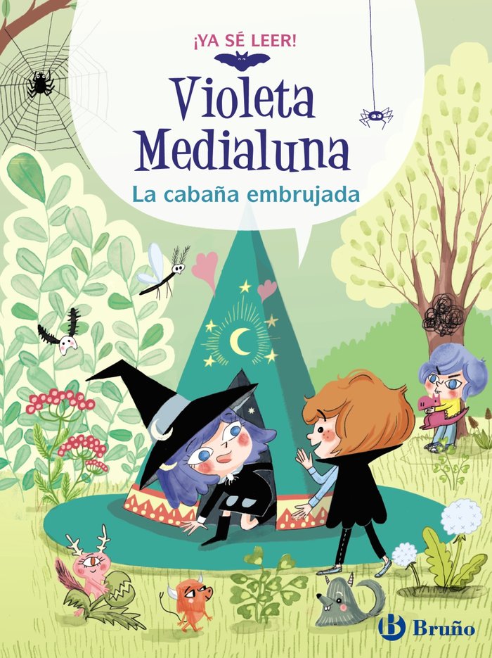VIOLETA MEDIALUNA 2 LA CABAÑA EMBRUJADA, de ALMERAS, ARNAUD | portada del libro