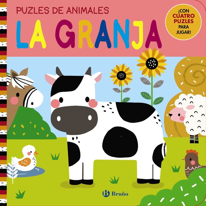 PUZLES DE ANIMALES. LA GRANJA, de WEERASEKERA, REBECCA | portada del libro