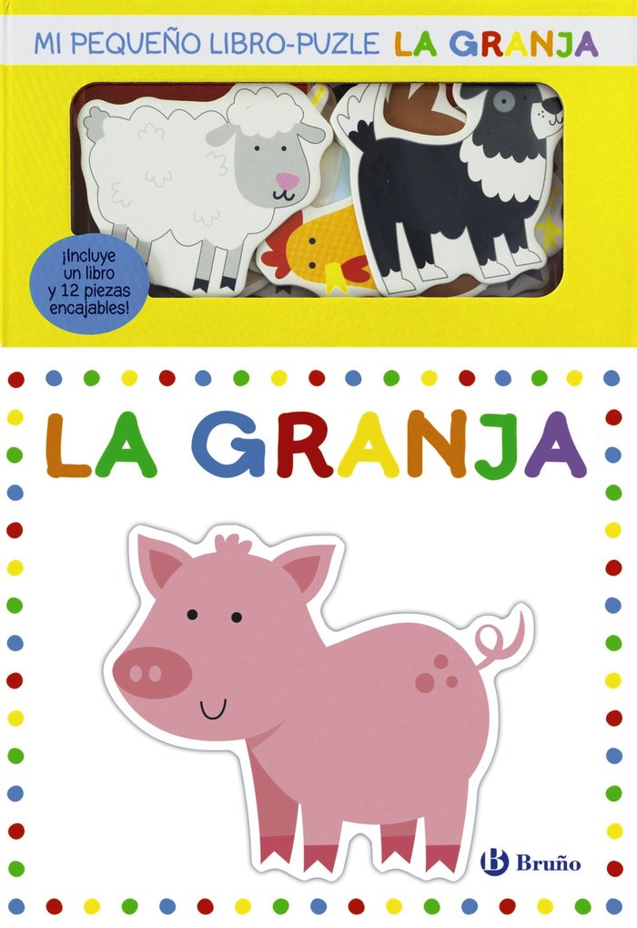 MI PEQUEÑO LIBRO PUZLE LA GRANJA, de VARIOS AUTORES | portada del libro