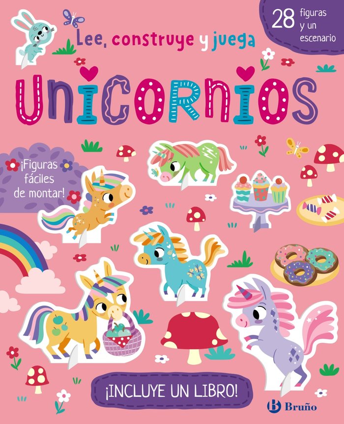 LEE CONSTRUYE Y JUEGA UNICORNIOS, de GALE, ROBYN | portada del libro