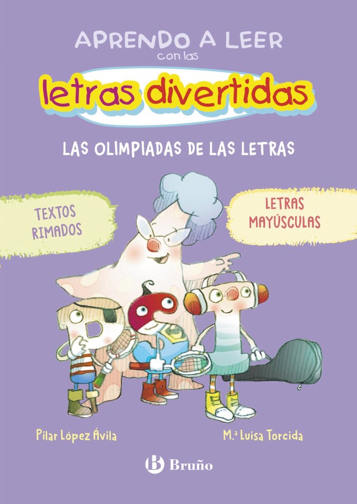 APRENDO A LEER CON LAS LETRAS DIVERTIDAS 3 LAS OLIMPIADAS, de LOPEZ AVILA, PILAR | portada del libro