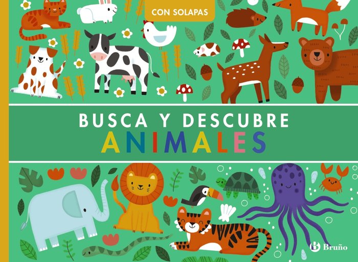 BUSCA Y DESCUBRE ANIMALES, de WEERASEKERA, REBECCA | portada del libro