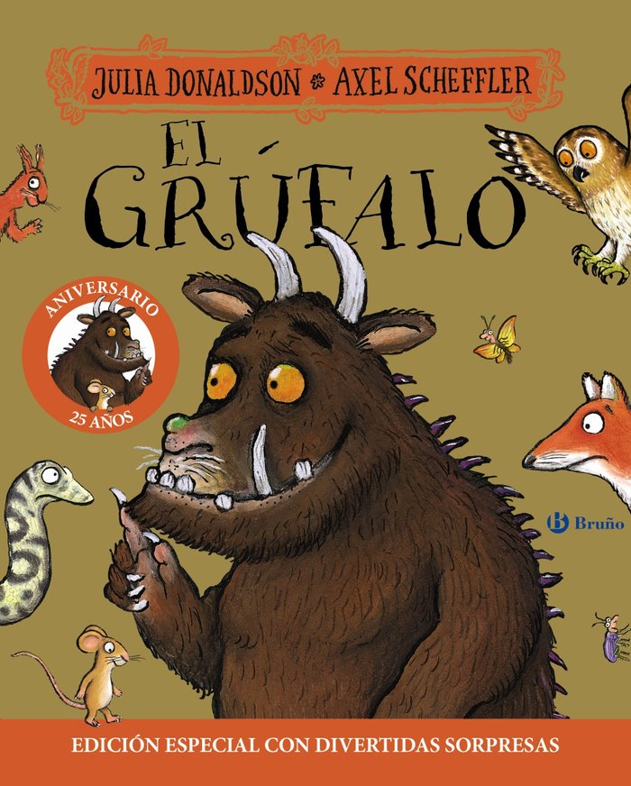 EL GRUFALO EDICION 25 ANIVERSARIO, de DONALDSON, JULIA | portada del libro