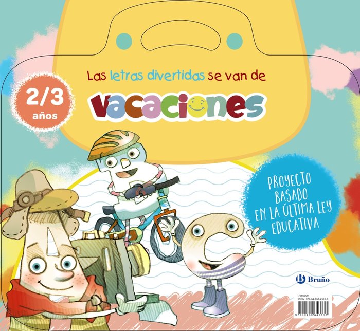 LAS LETRAS DIVERTIDAS SE VAN DE VACACIONES. 2-3 AÑOS, de CARRIL MARTINEZ, ISABEL | portada del libro