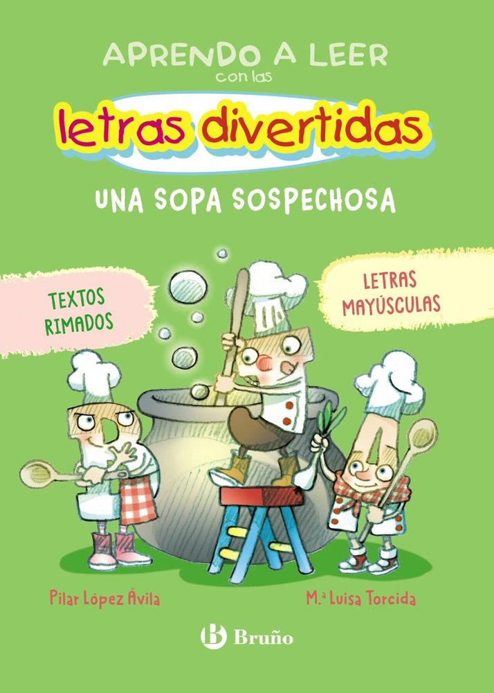 APRENDO A LEER CON LAS LETRAS DIVERTIDAS 5 UNA SOPA SOSPEC, de LOPEZ AVILA, PILAR | portada del libro