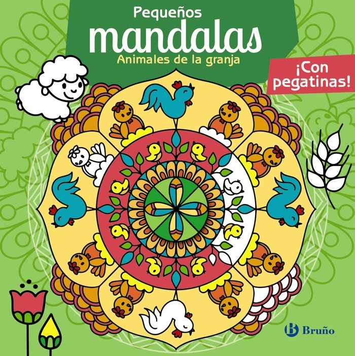 PEQUEÑOS MANDALAS ANIMALES DE LA GRANJA, de VARIOS AUTORES | portada del libro