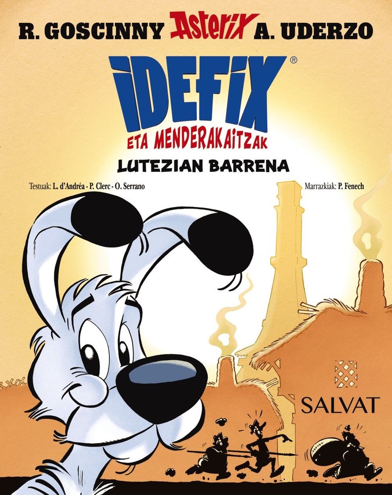 Idefix eta menderakaitzak, 7. Lutezian barrena, de GOSCINNY, RENE | portada del libro