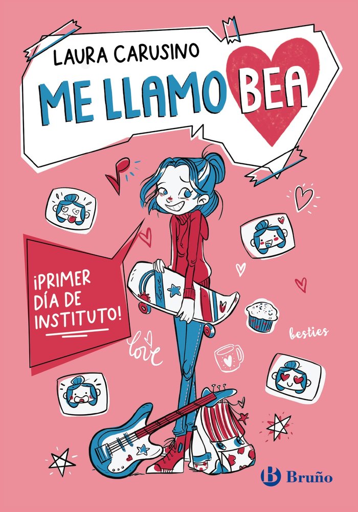 ME LLAMO BEA, 1. ¡PRIMER DIA DE INSTITUTO!, de CARUSINO, LAURA | portada del libro