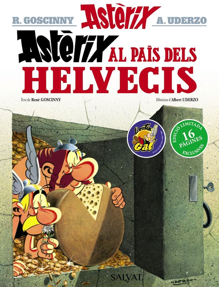 ASTERIX AL PAIS DELS HELVECIS EDICIO 2025, de GOSCINNY, RENE | portada del libro
