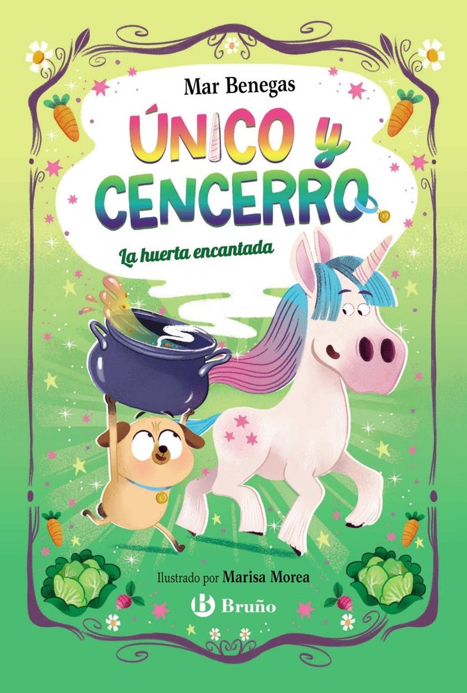 UNICO Y CENCERRO 2 LA HUERTA ENCANTADA, de BENEGAS, MAR | portada del libro