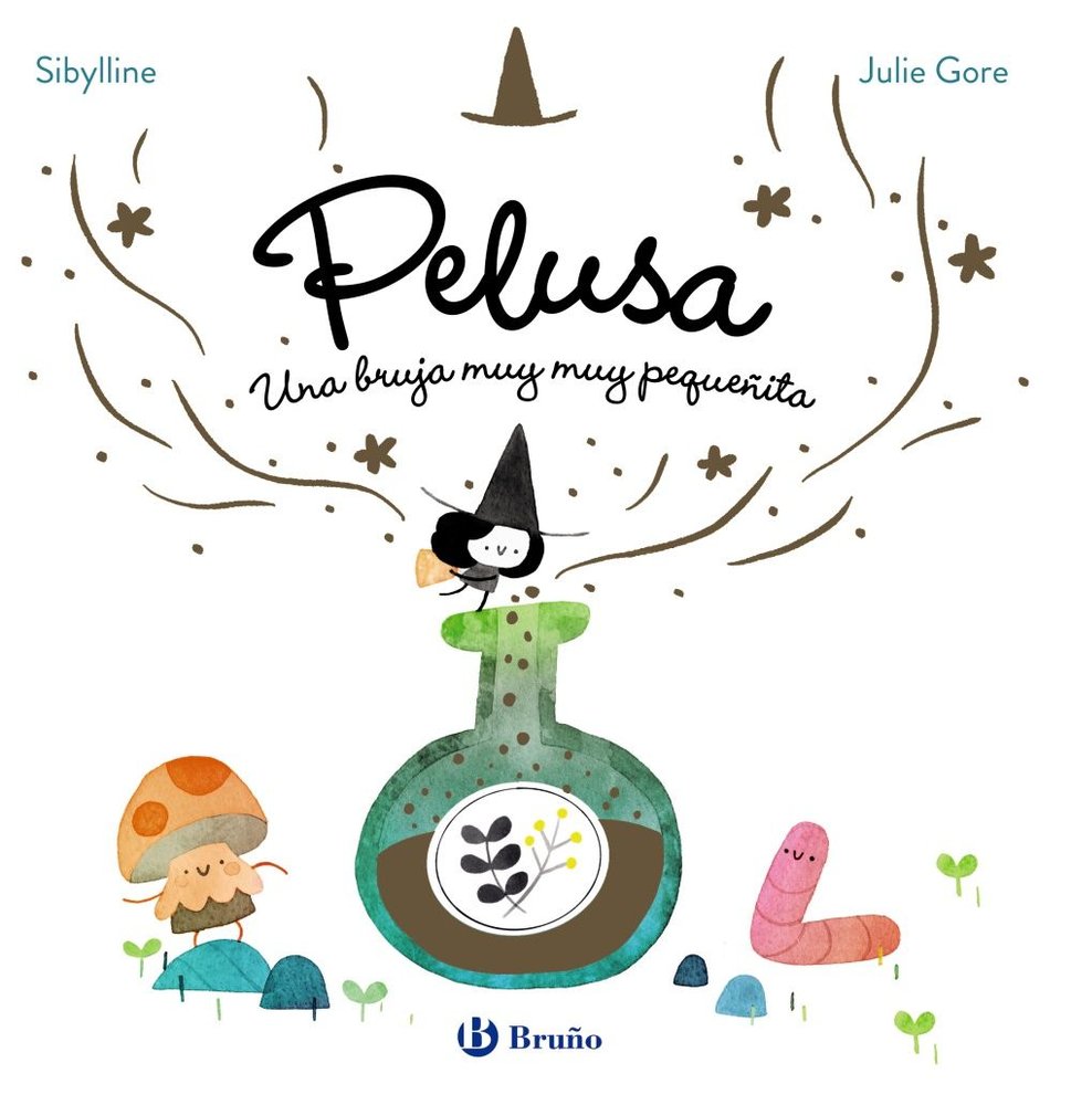 LA BRUJA PELUSA 1 PELUSA UNA BRUJA MUY MUY PEQUEÑITA, de SIBYLLINE | portada del libro